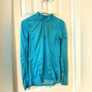 Blue/Turquoise Athletic Pullover!